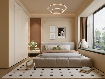 法式奶油风卧室