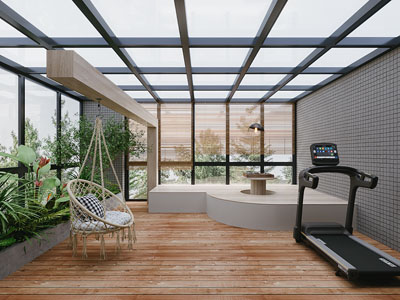 现代阳光房 休闲室