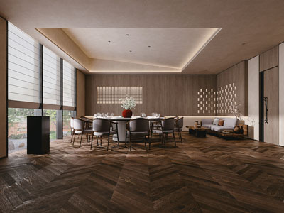 侘寂风酒店包厢包间