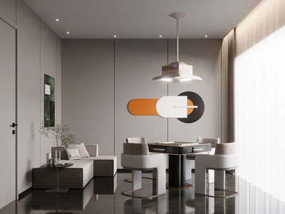 现代麻将娱乐休闲室