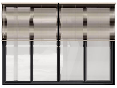 北欧木质百叶窗帘3d模型 北欧木质百叶窗帘