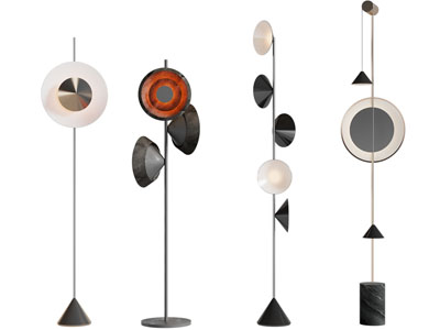 现代日落灯 落地灯