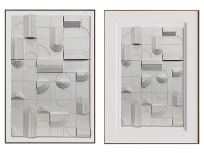 现代立体装饰挂画3d模型 现代立体装饰挂画