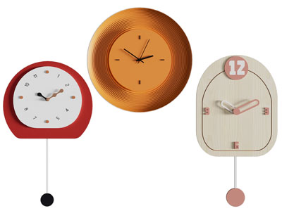 现代儿童钟表 墙饰挂件3d模型 现代儿童钟表 墙饰挂件