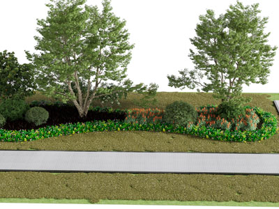 现代公园景观园艺小品