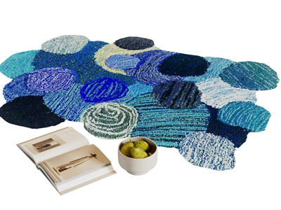 现代异形地毯3d模型 现代异形地毯