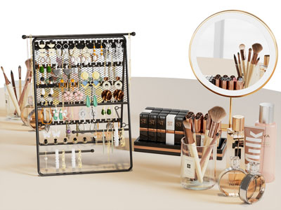 现代化妆品 首饰收纳架