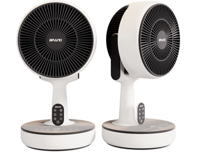 现代台式电风扇3d模型 现代台式电风扇