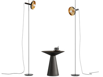 现代金属落地灯