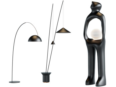 现代金属落地灯 雕塑雕刻落地灯