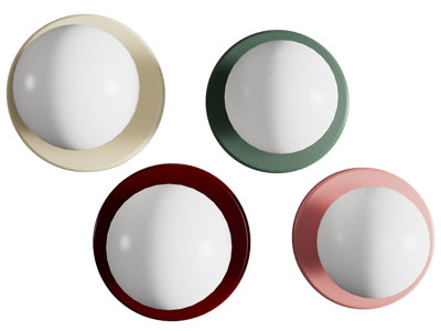 现代球灯罩壁灯