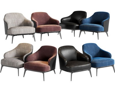 现代布艺休闲椅子