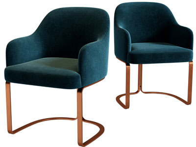 现代轻奢休闲椅子 餐椅