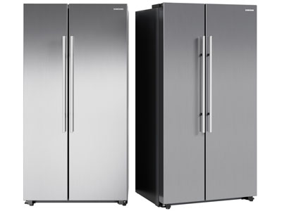 现代双开门电冰箱3d模型 现代双开门电冰箱