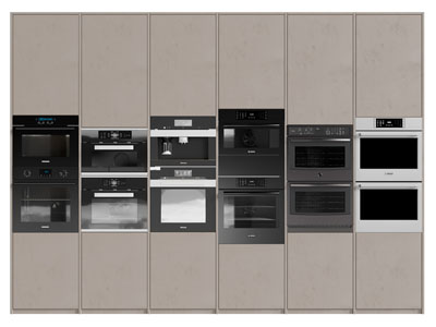 现代烤箱 咖啡机 厨房电器3d模型 现代烤箱 咖啡机 厨房电器