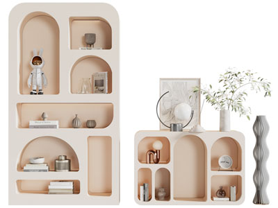 侘寂风装饰柜 玄关柜 边柜