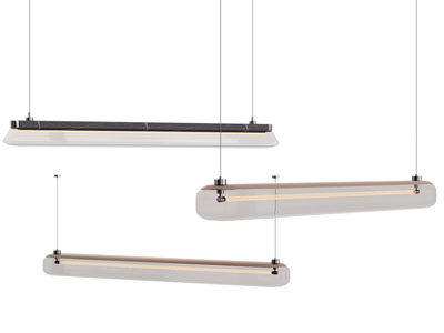 现代长条形吊灯