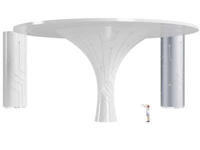 现代装饰柱子3d模型 现代装饰柱子