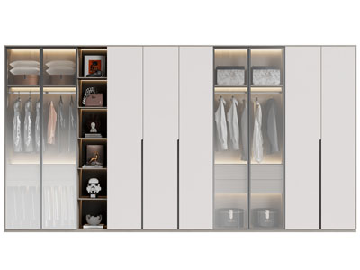 现代衣柜3d模型 现代衣柜