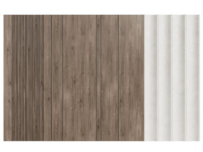 现代实木护墙板