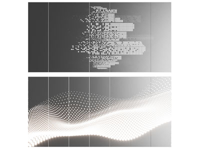 现代铝扣板 穿孔板 护墙板