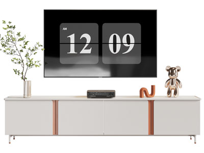 现代电视柜 电视机