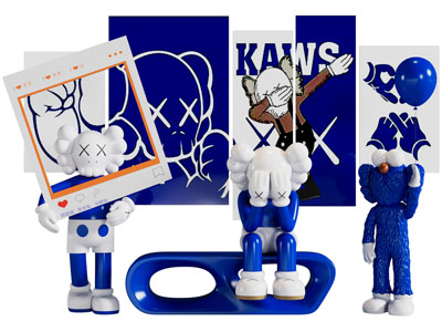 现代Kaws公仔摆件组合