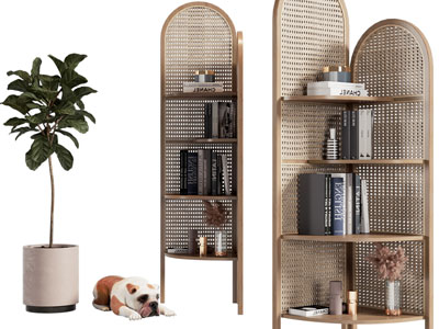 侘寂风角柜 装饰柜