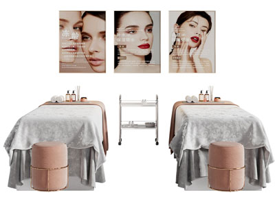 现代美容按摩床