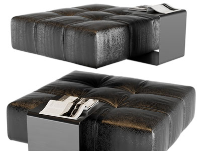 现代方形沙发凳子 坐墩 边几