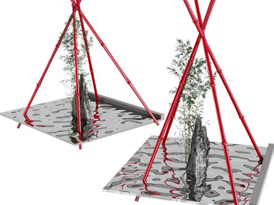 新中式景观园艺小品