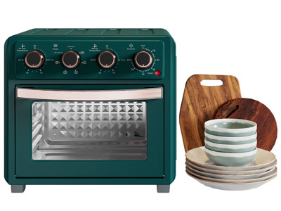 现代复古风烤箱 碗碟厨具
