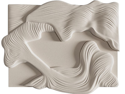 侘寂风立体装饰挂画3d模型 侘寂风立体装饰挂画