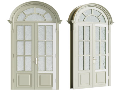 欧式拱形双开门 大门