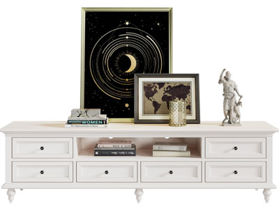 美式电视柜 装饰画