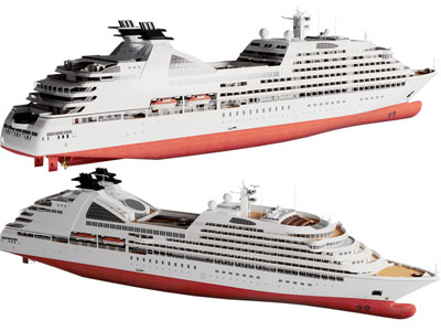 现代轮船 豪华游轮