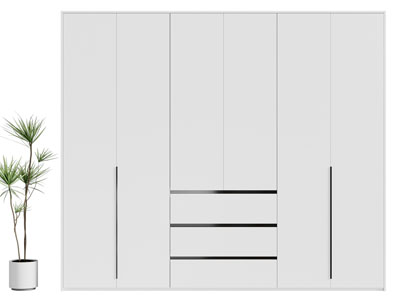 现代衣柜3d模型 现代衣柜