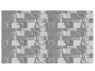 现代岩石背景墙3d模型 现代岩石背景墙