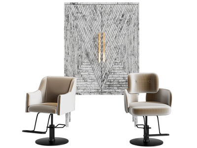 现代可升降理发椅子