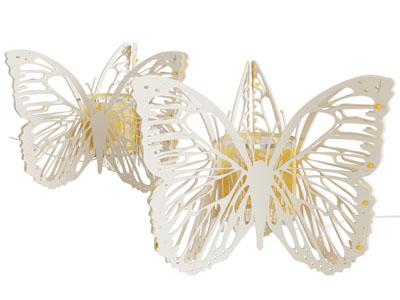 现代蝴蝶造的台灯