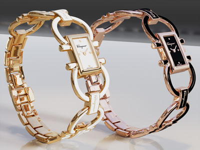 现代石英表 手表3d模型 现代石英表 手表