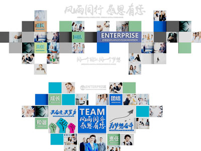 现代企业文化墙