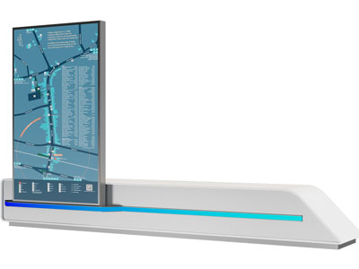 现代导视牌 指示牌 路标