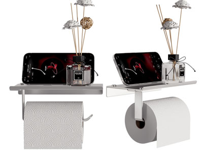 现代卫浴小件 纸卷架