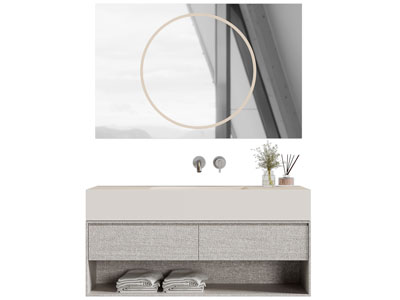 现代洗手台 浴室柜