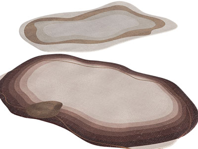 现代异形地毯3d模型 现代异形地毯