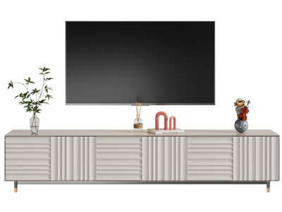 现代电视柜 电视机