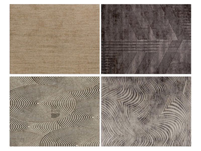 现代长方形地毯3d模型 现代长方形地毯