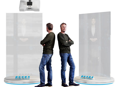 现代虚拟讲解员 全息投影