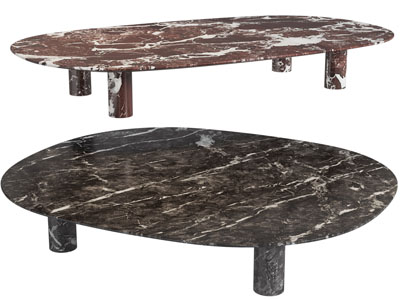 现代大理石茶几3d模型 现代大理石茶几